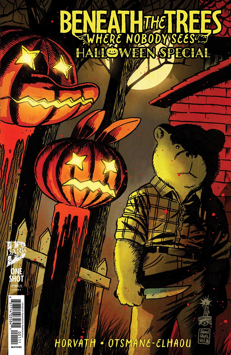 Beneath The Trees Where Nobody Sees Halloween Special #1 (One Shot) Cover E Variant Francesco Francavilla IDW Goes Dark Cover
