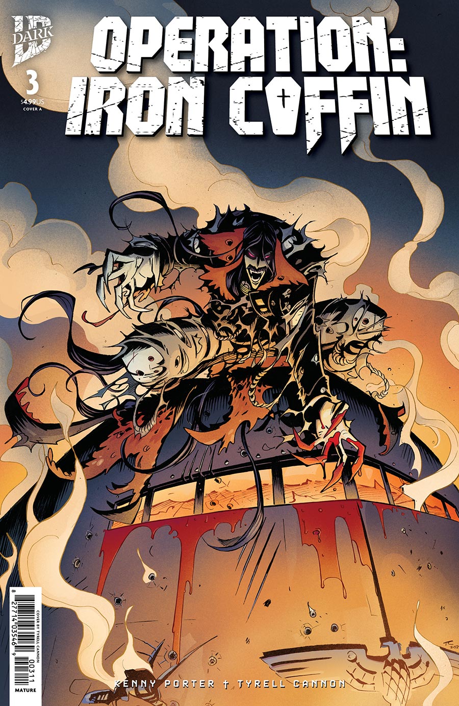 Operation Iron Coffin #3 Cover A Regular Tyrell Cannon Cover