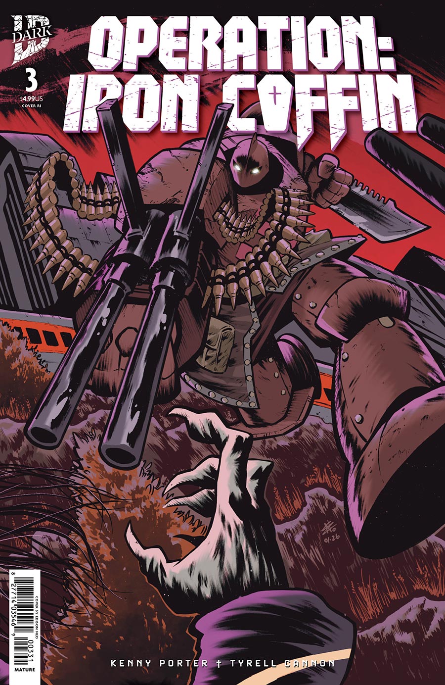 Operation Iron Coffin #3 Cover C Incentive Edison Neo Connecting Variant Cover