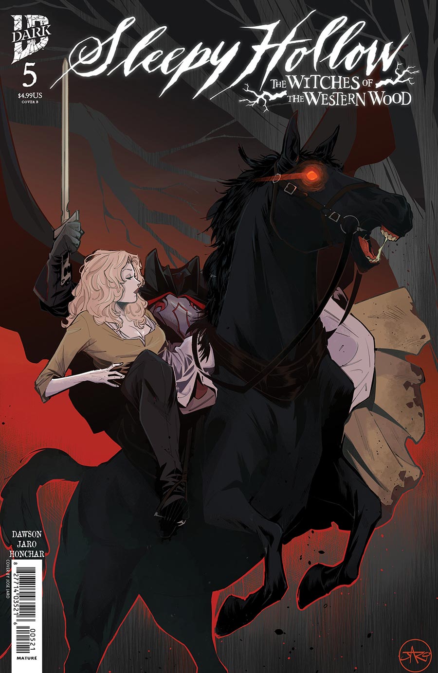 Sleepy Hollow The Witches Of The Western Wood #5 Cover B Variant Jose Jaro Cover