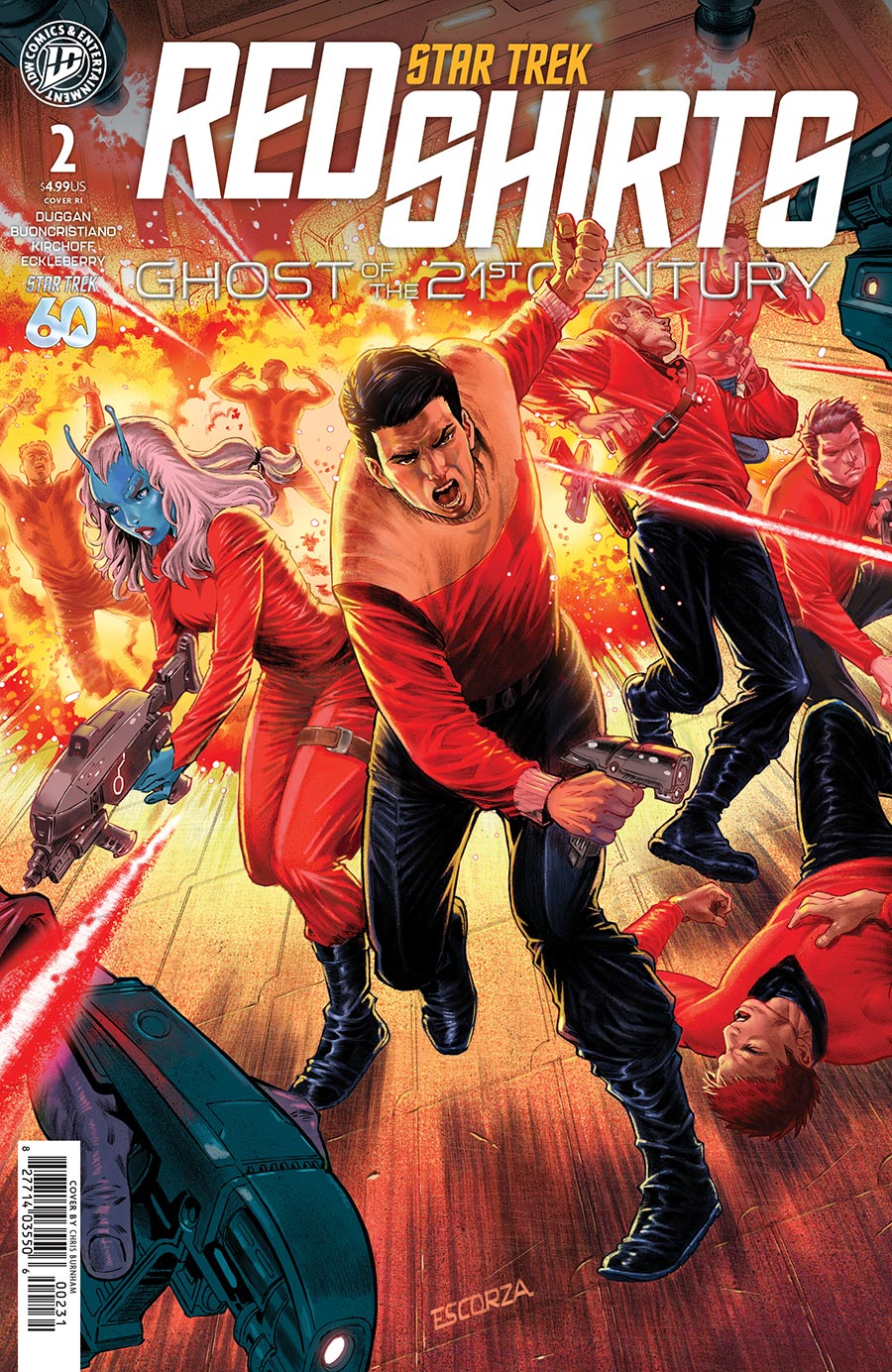 Star Trek Red Shirts Ghost Of The 21st Century #2 Cover C Incentive Escorza Brothers Variant Cover