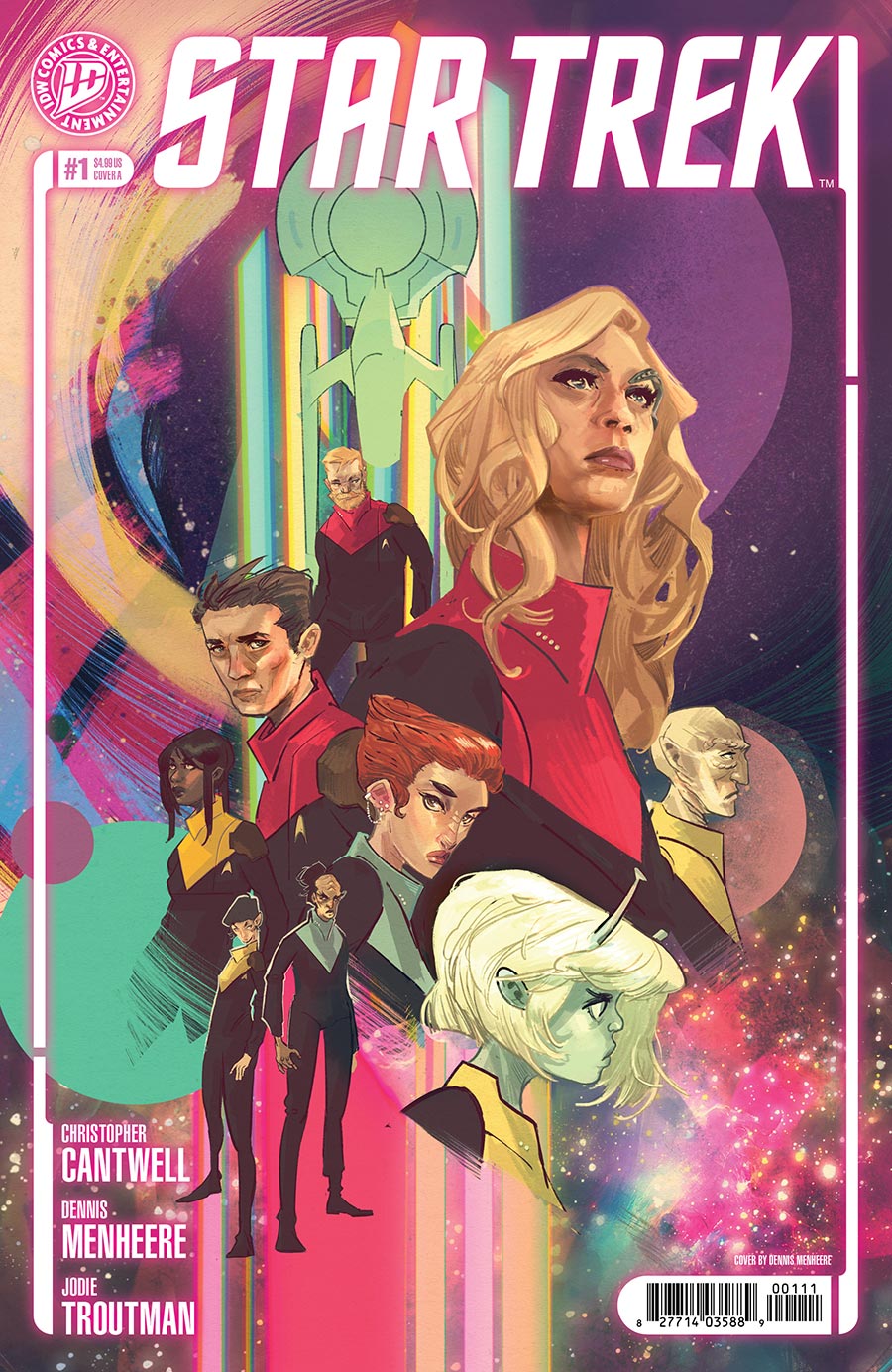 Star Trek (IDW) Vol 3 #1 Cover A Regular Dennis Menheere Cover