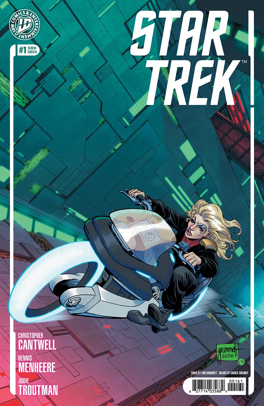 Star Trek (IDW) Vol 3 #1 Cover H Incentive Thomas Grummett Variant Cover