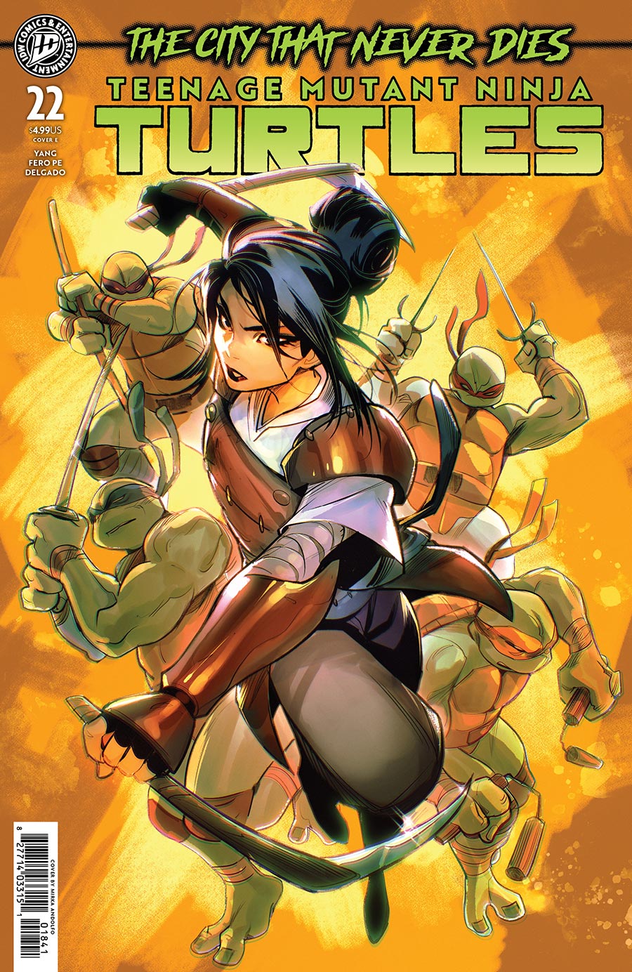 Teenage Mutant Ninja Turtles Vol 6 #22 Cover E Variant Mirka Andolfo Cover