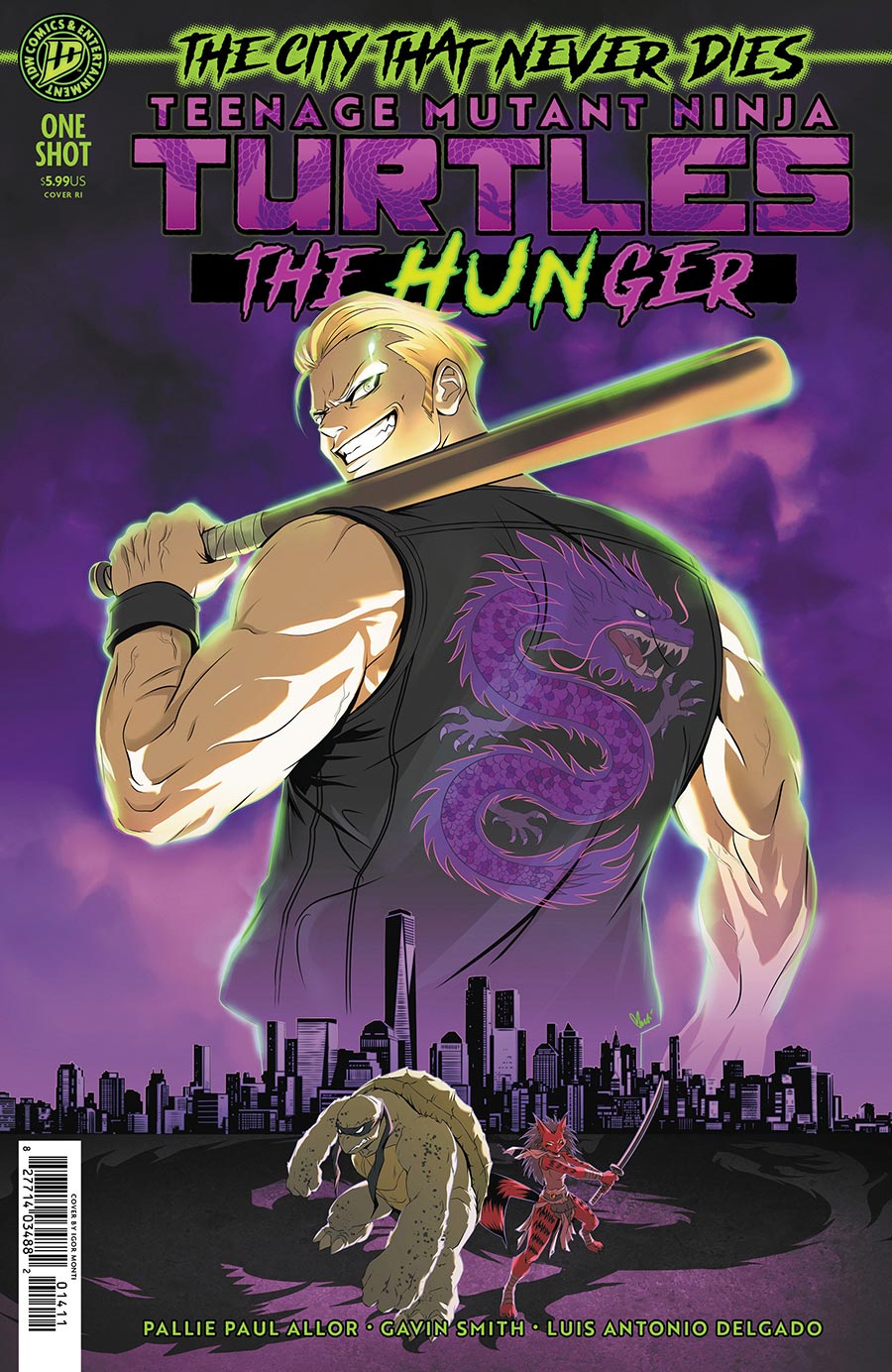 Teenage Mutant Ninja Turtles The Hunger #1 (One Shot) Cover D Incentive Igor Monti Variant Cover