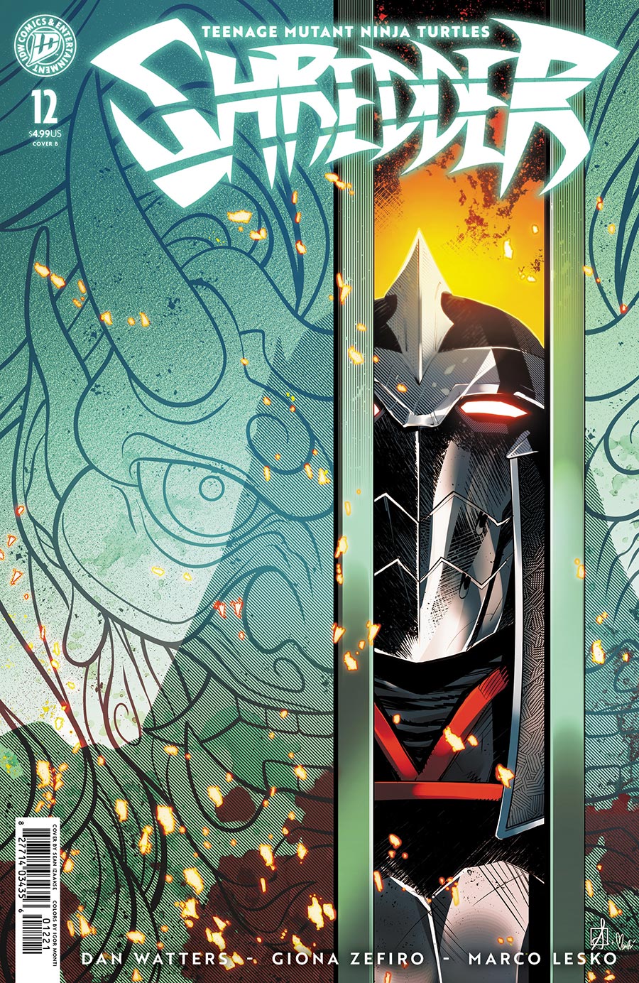 Teenage Mutant Ninja Turtles Shredder #12 Cover B Variant Sean Izaakse Cover