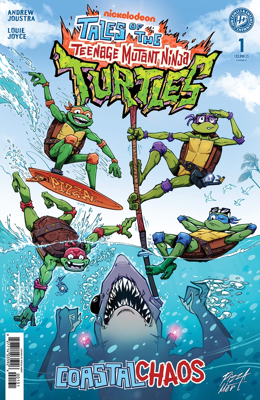 Tales Of The Teenage Mutant Ninja Turtles Coastal Chaos #1 Cover C Variant Mert Pizza Foil Cover