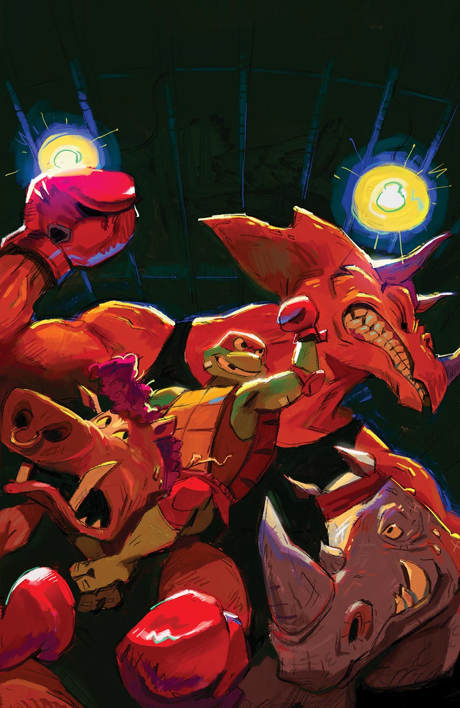 Tales Of The Teenage Mutant Ninja Turtles Coastal Chaos #1 Cover D Incentive Chalky Wong Hobby Set Virgin Variant Cover