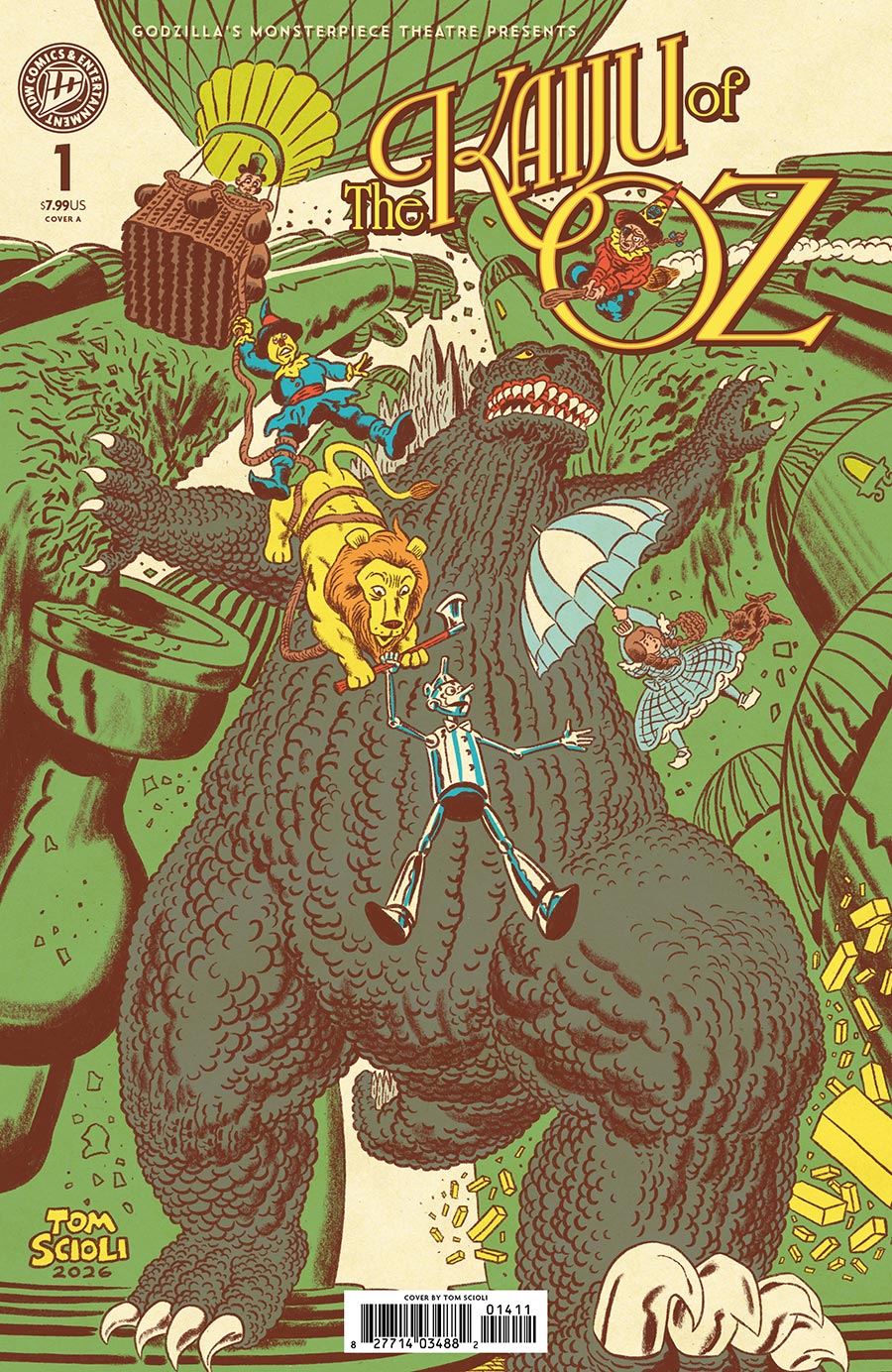 Godzillas Monsterpiece Theatre Presents The Kaiju Of Oz #1 Cover A Regular Tom Scioli Cover