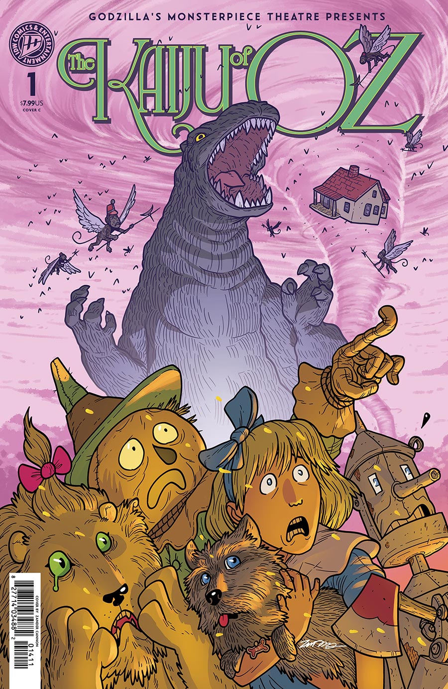 Godzillas Monsterpiece Theatre Presents The Kaiju Of Oz #1 Cover C Variant Zander Cannon Cover