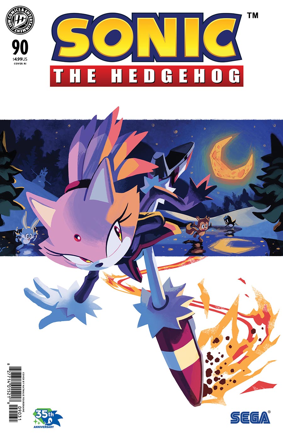 Sonic The Hedgehog Vol 3 #90 Cover C Incentive Nathalie Fourdraine Variant Cover
