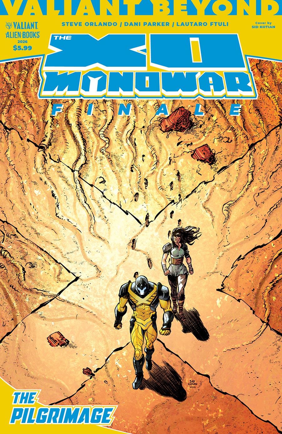Valiant Beyond The X-O Manowar #9 Finale The Pilgrimage Cover A Regular Sid Kotian Cover