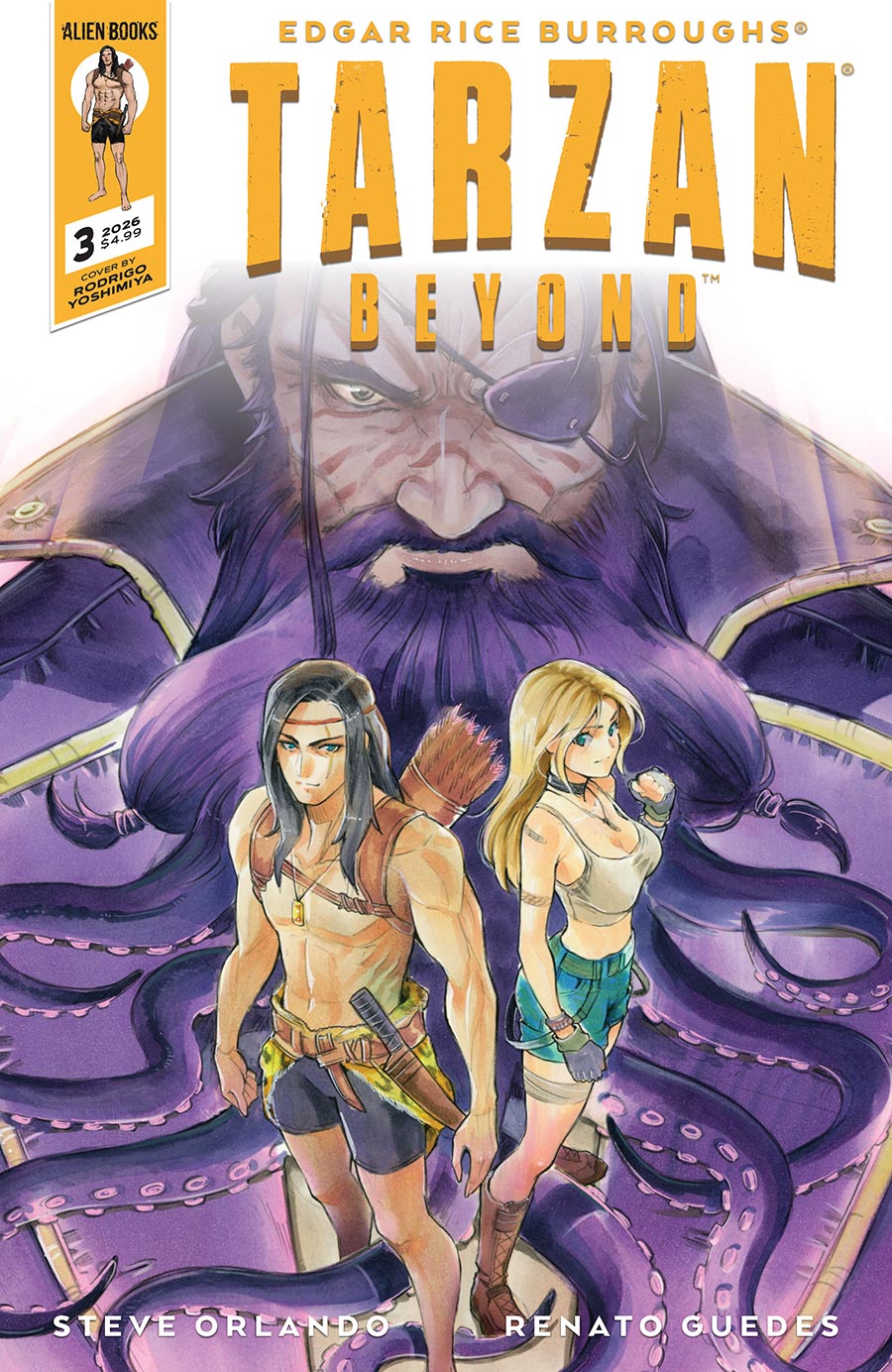 Tarzan Beyond #3 Cover B Variant Rodrigo Yoshimiya Manga Cover