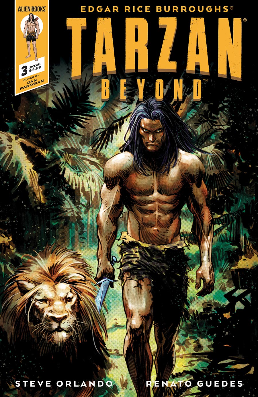 Tarzan Beyond #3 Cover C Variant Dan Panosian Cover