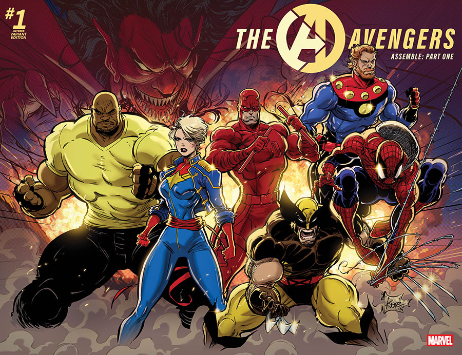 Avengers Vol 9 #1 Cover F Variant Kaare Andrews Wraparound Cover