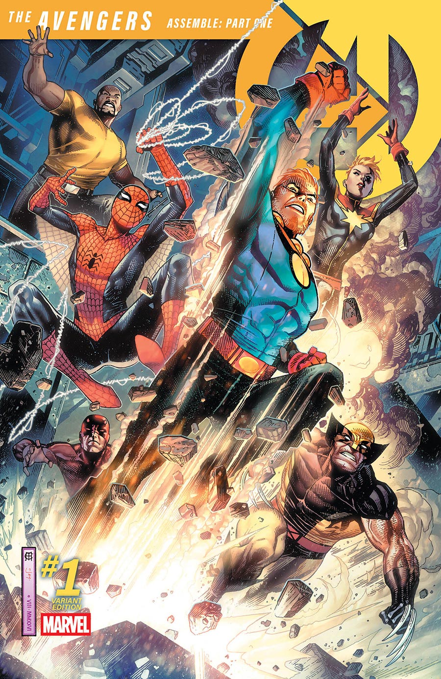 Avengers Vol 9 #1 Cover K Incentive Jim Cheung Variant Cover