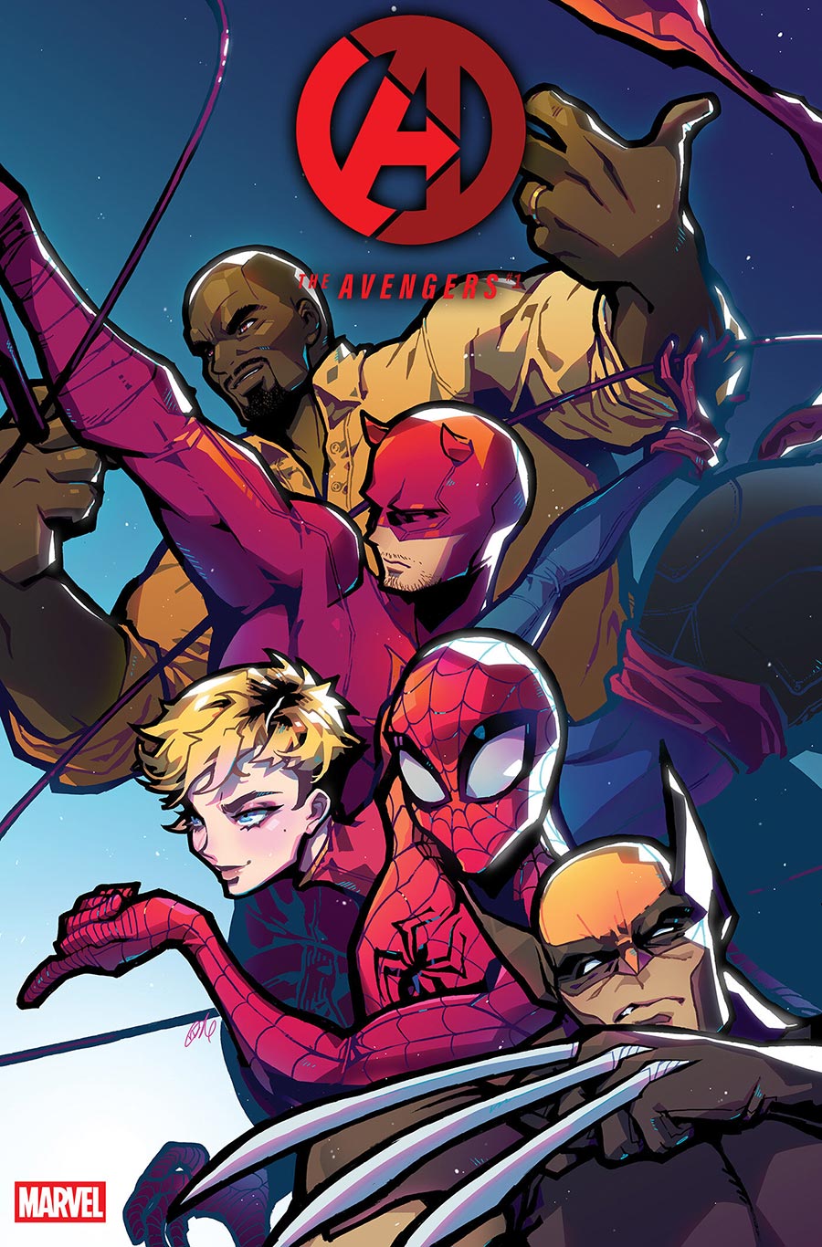 Avengers Vol 9 #1 Cover L Incentive Rose Besch Variant Cover
