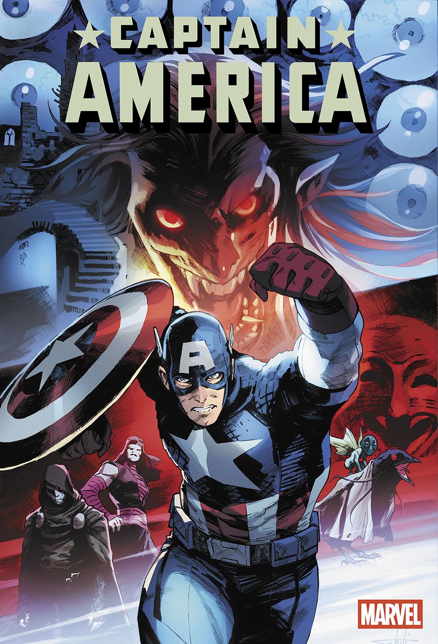 Captain America Vol 11 #15 Cover A Regular Valerio Schiti Cover (Armageddon Tie-In)
