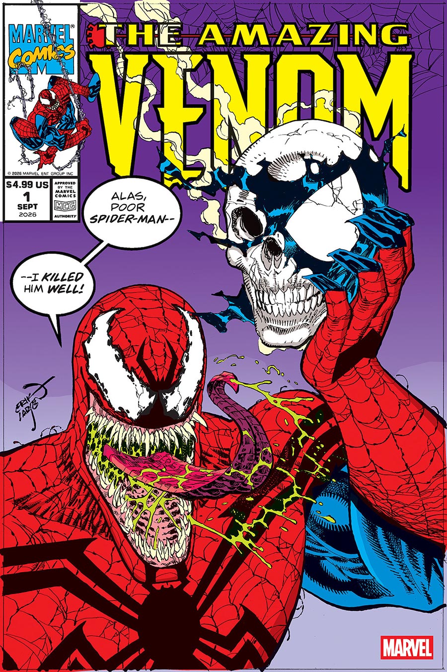 Amazing Venom #1 Cover B Variant Erik Larsen Homage Cover