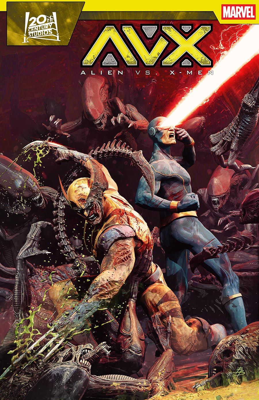 Alien vs X-Men #1 Cover D Variant Bjorn Barends Cover