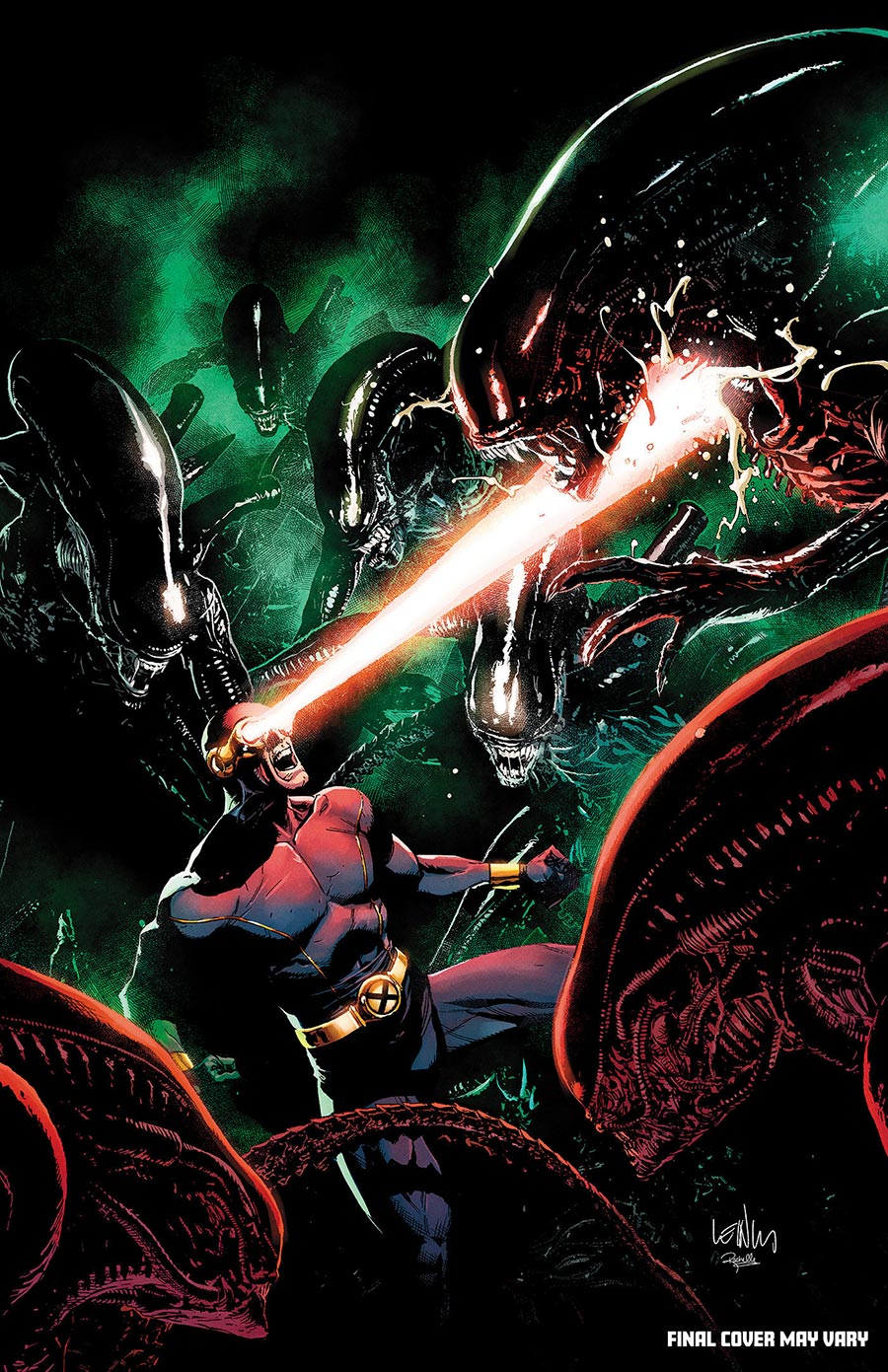 Alien vs X-Men #1 Cover G Incentive Leinil Francis Yu Virgin Cover