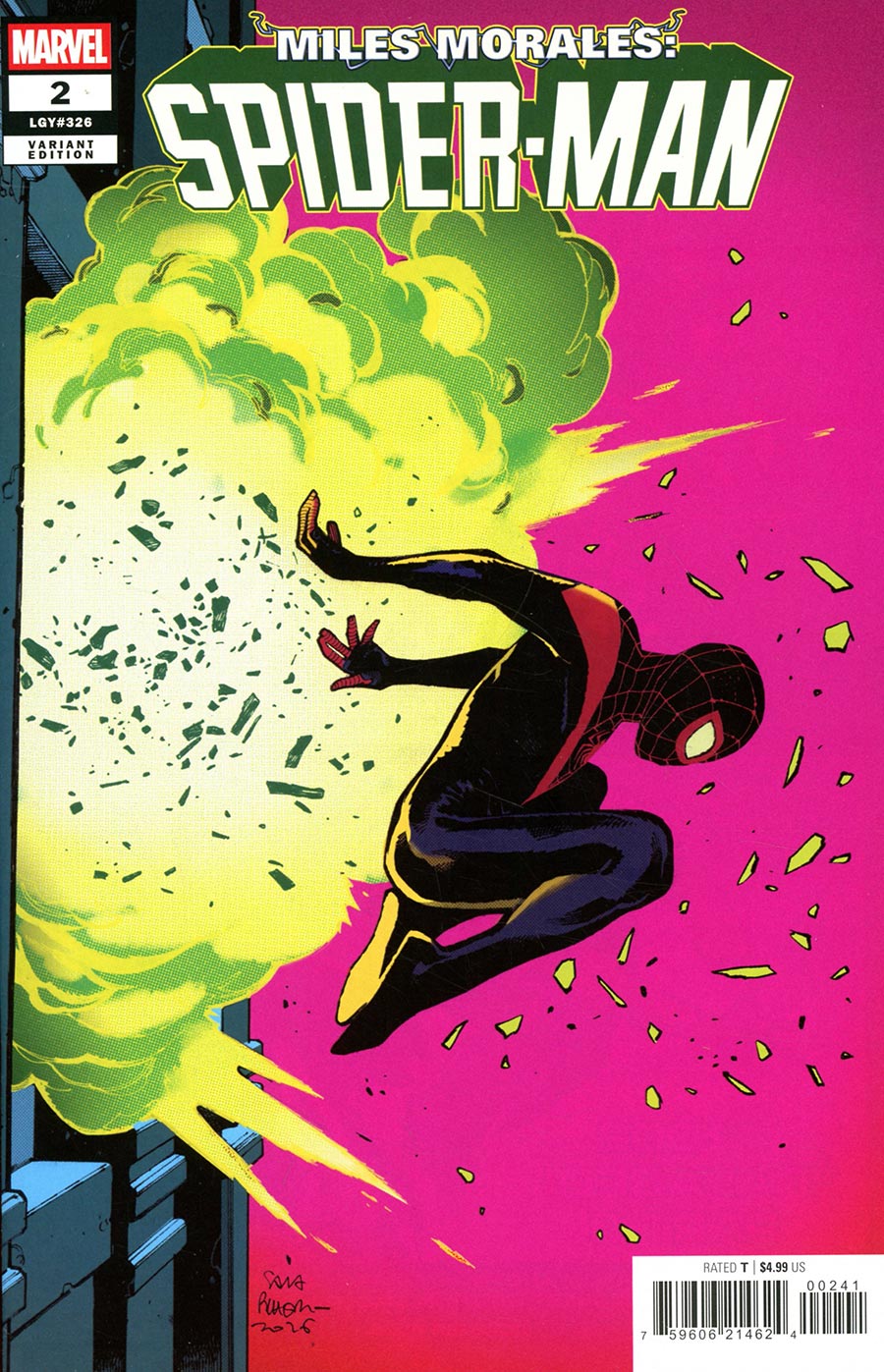Miles Morales Spider-Man Vol 3 #2 Cover E Variant Sara Pichelli Cover (Limit 1 Per Customer)