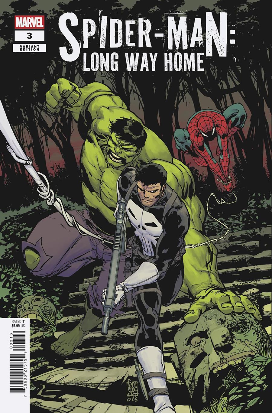 Spider-Man Long Way Home #3 Cover D Incentive Giuseppe Camuncoli Variant Cover