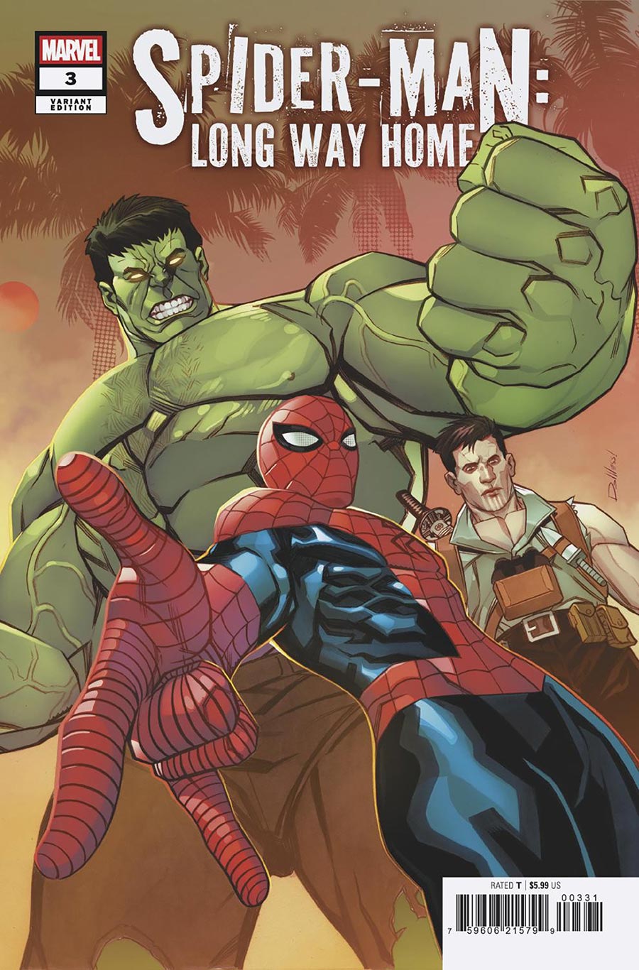 Spider-Man Long Way Home #3 Cover C Variant David Messina Cover