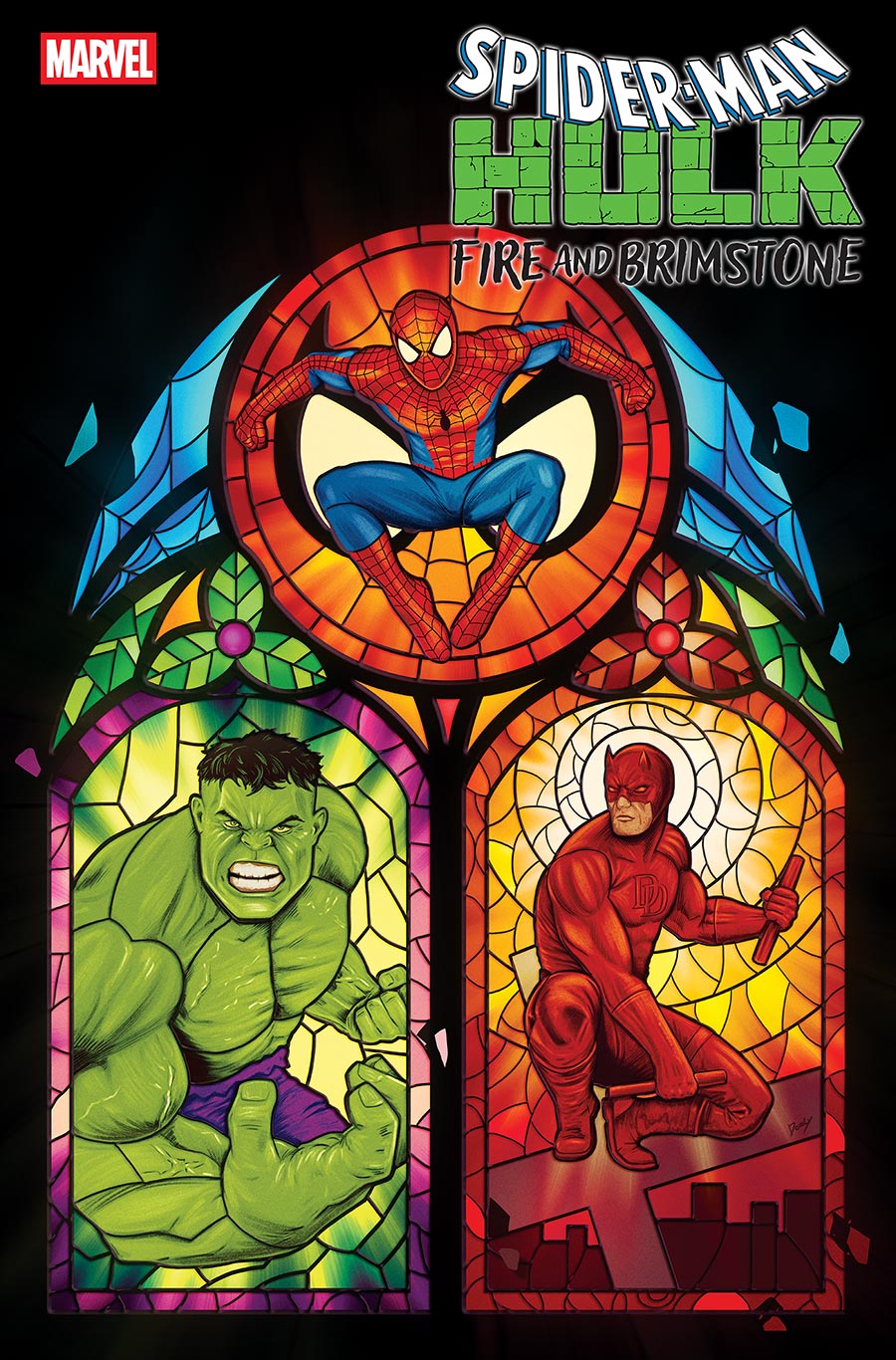 Spider-Man Hulk Fire And Brimstone #2 Cover E Incentive Doaly Variant Cover