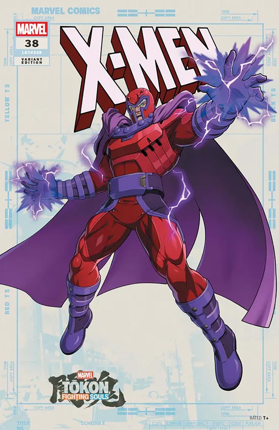 X-Men Vol 7 #38 Cover C Variant Marvel Tokon Fighting Souls Cover (DNX Tie-In)