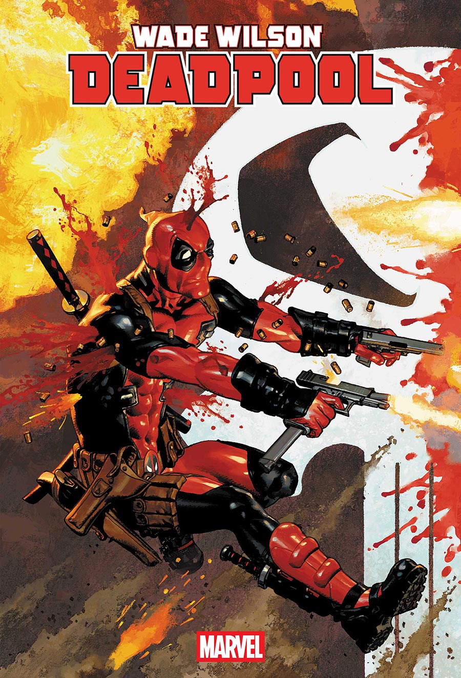 Wade Wilson Deadpool #8 Cover B Variant Josemaria Casanovas 4-Part Connecting Cover (Big Guns Part 1)
