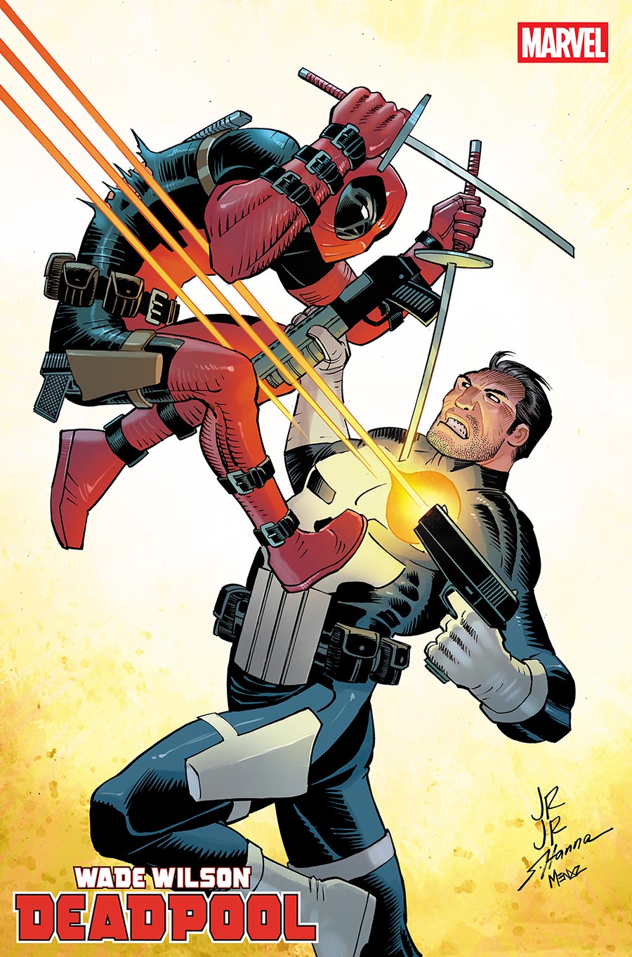 Wade Wilson Deadpool #8 Cover F Variant John Romita Jr Cover (Big Guns Part 1)