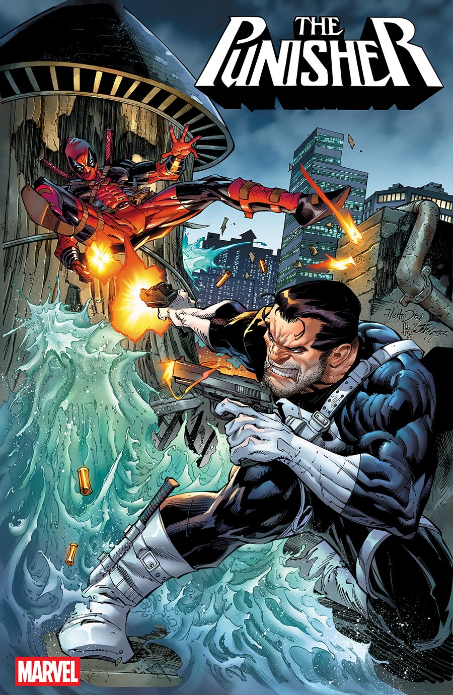Punisher Vol 14 #8 Cover F Incentive Netho Diaz Variant Cover (Big Guns Part 2)