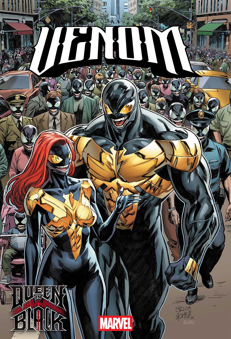 Venom Vol 5 #262 Cover A Regular Carlos Gomez Cover (Queen In Black Tie-In)
