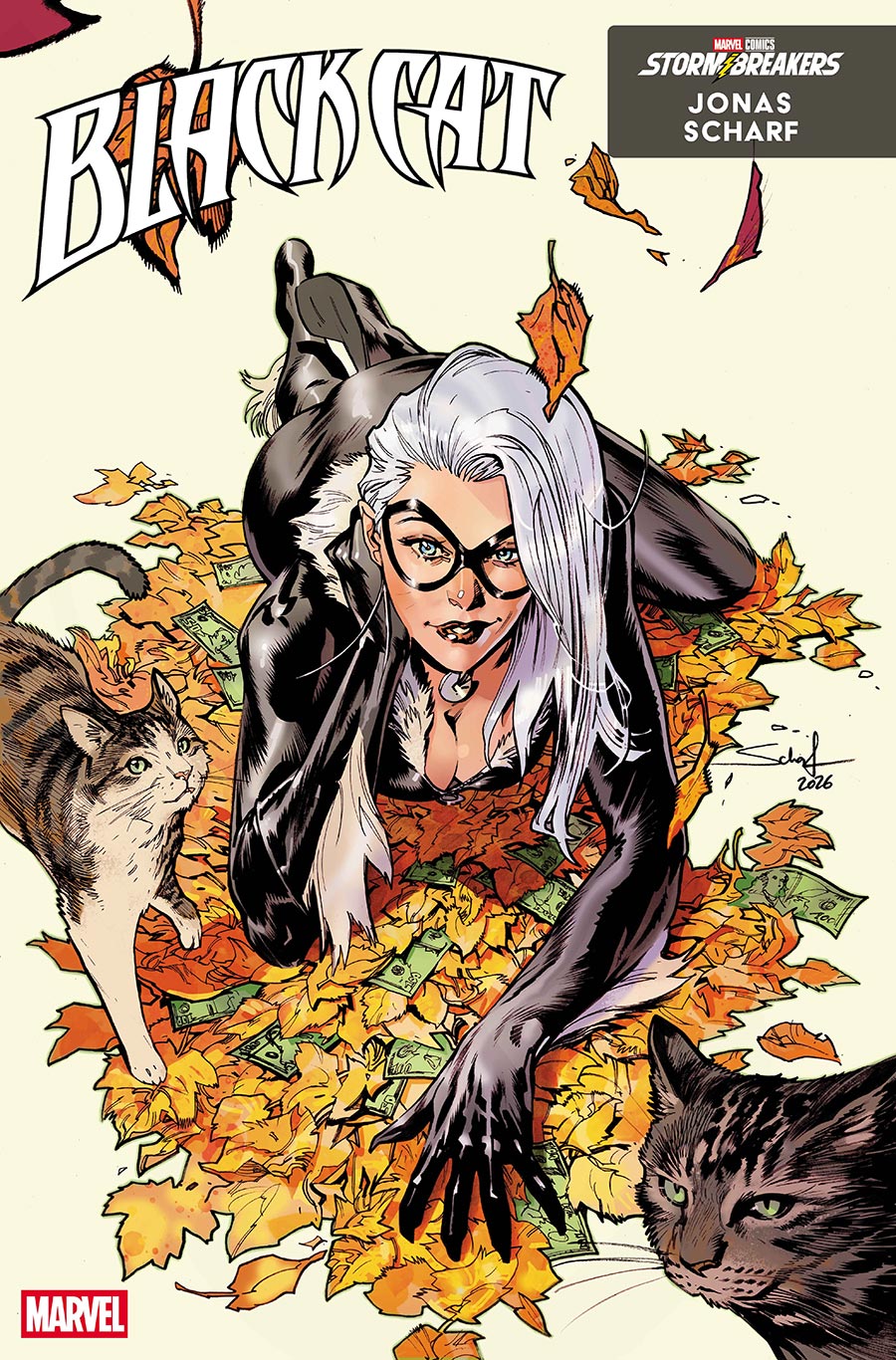 Black Cat Vol 3 #14 Cover B Variant Jonas Scharf Fall Fantasies Cover (Queen In Black Tie-In)