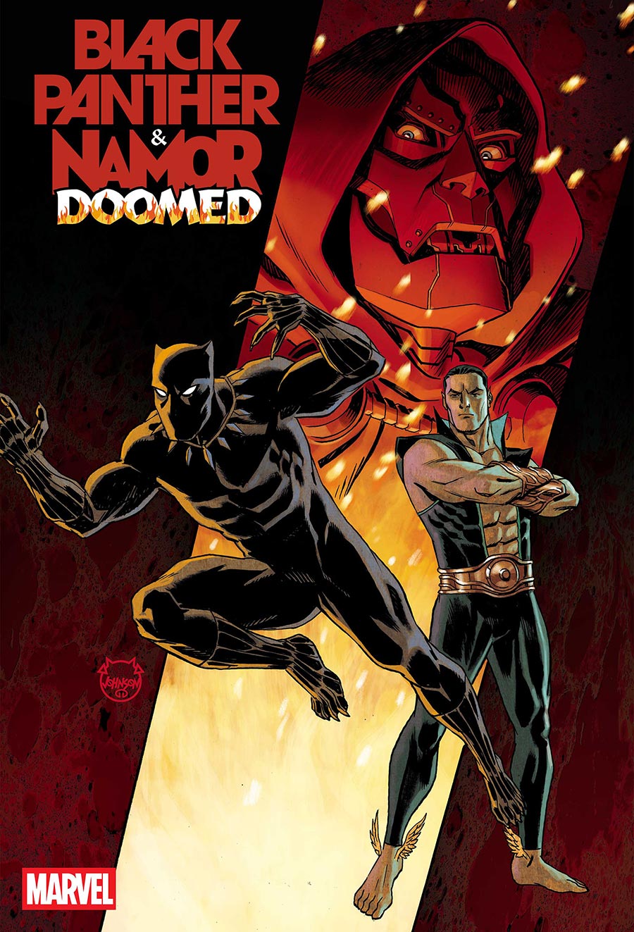 Black Panther Namor Doomed #1 Cover A Regular Dave Johnson Cover