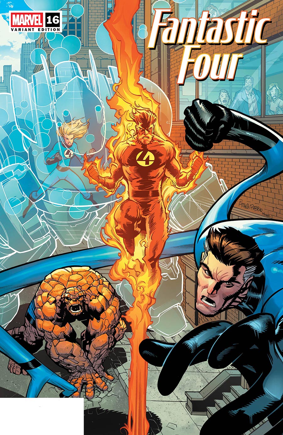 Fantastic Four Vol 8 #16 Cover E Incentive Athila Fabbio Variant Cover