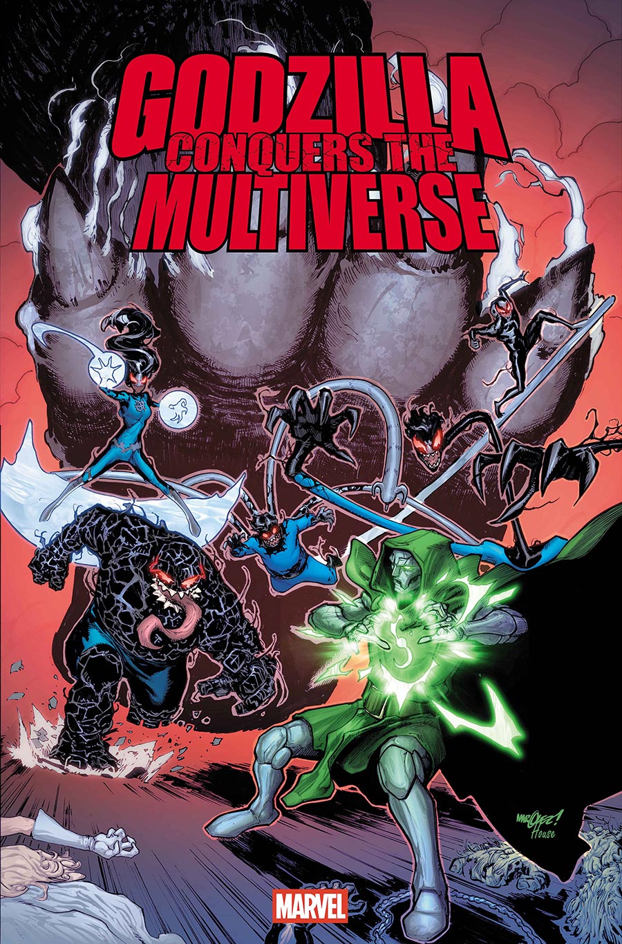 Godzilla Conquers The Multiverse #3 Cover A Regular David Marquez Cover