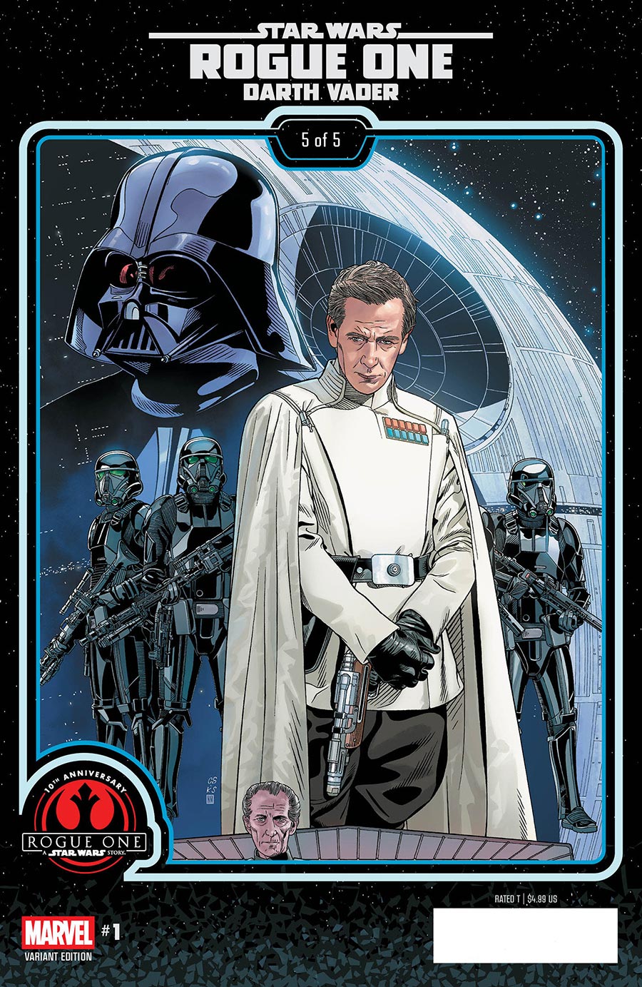 Star Wars Rogue One Darth Vader #1 (One Shot) Cover B Variant Chris Sprouse Rogue One 10th Anniversary Cover