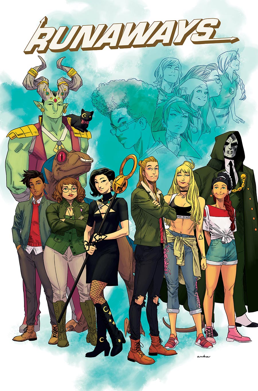 Runaways By Rainbow Rowell Omnibus HC Book Market Kris Anka Cover