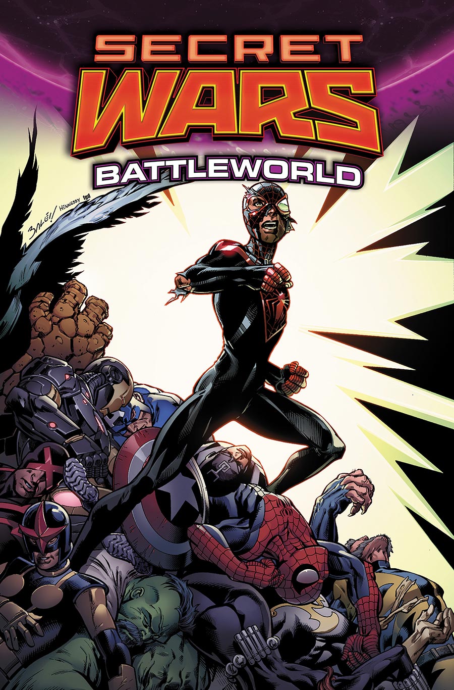 Secret Wars Battleworld Omnibus Vol 4 HC Book Market Mark Bagley Cover