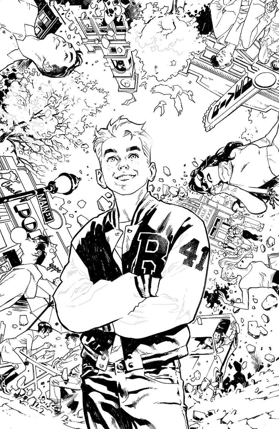 Archie Vol 3 #1 Cover L Incentive Stuart Immonen Black & White Cover