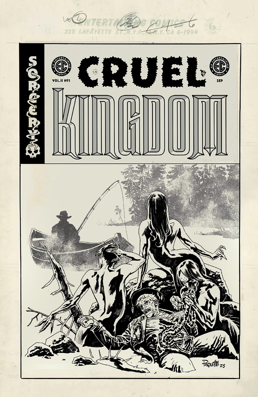 Cruel Kingdom 2 #1 Cover E Incentive Yanick Paquette Black & White Artist Edition Cover (EC Comics)