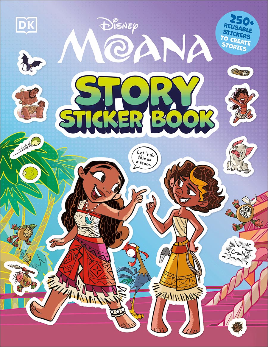 Disney Moana Story Sticker Book TP