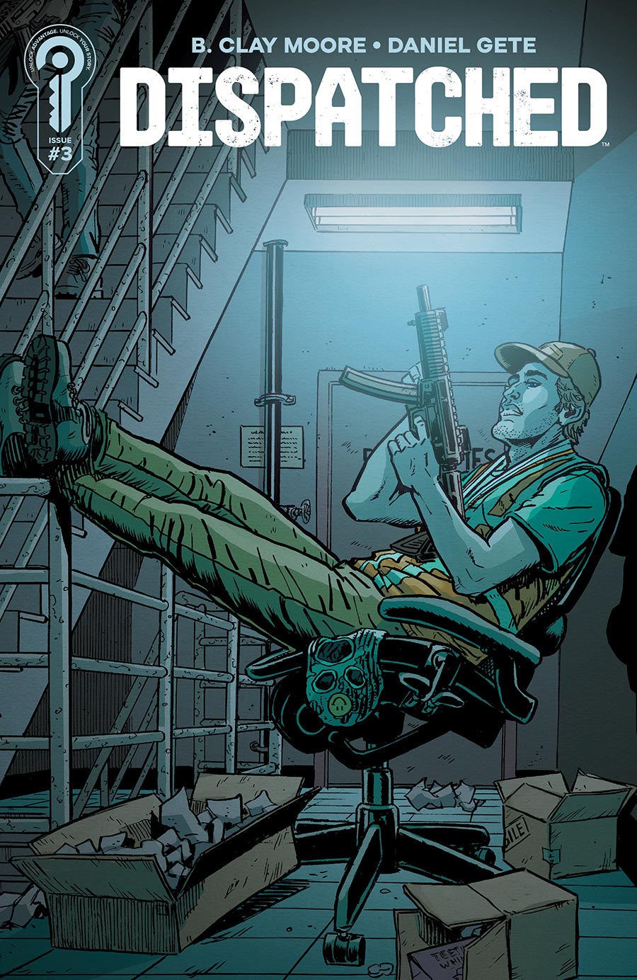 Dispatched #3 Cover B Variant David Lapham Cover
