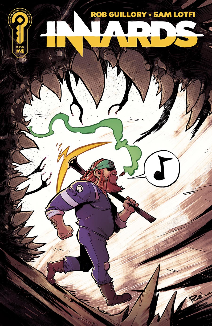 Innards #4 Cover B Variant Rob Guillory Cover