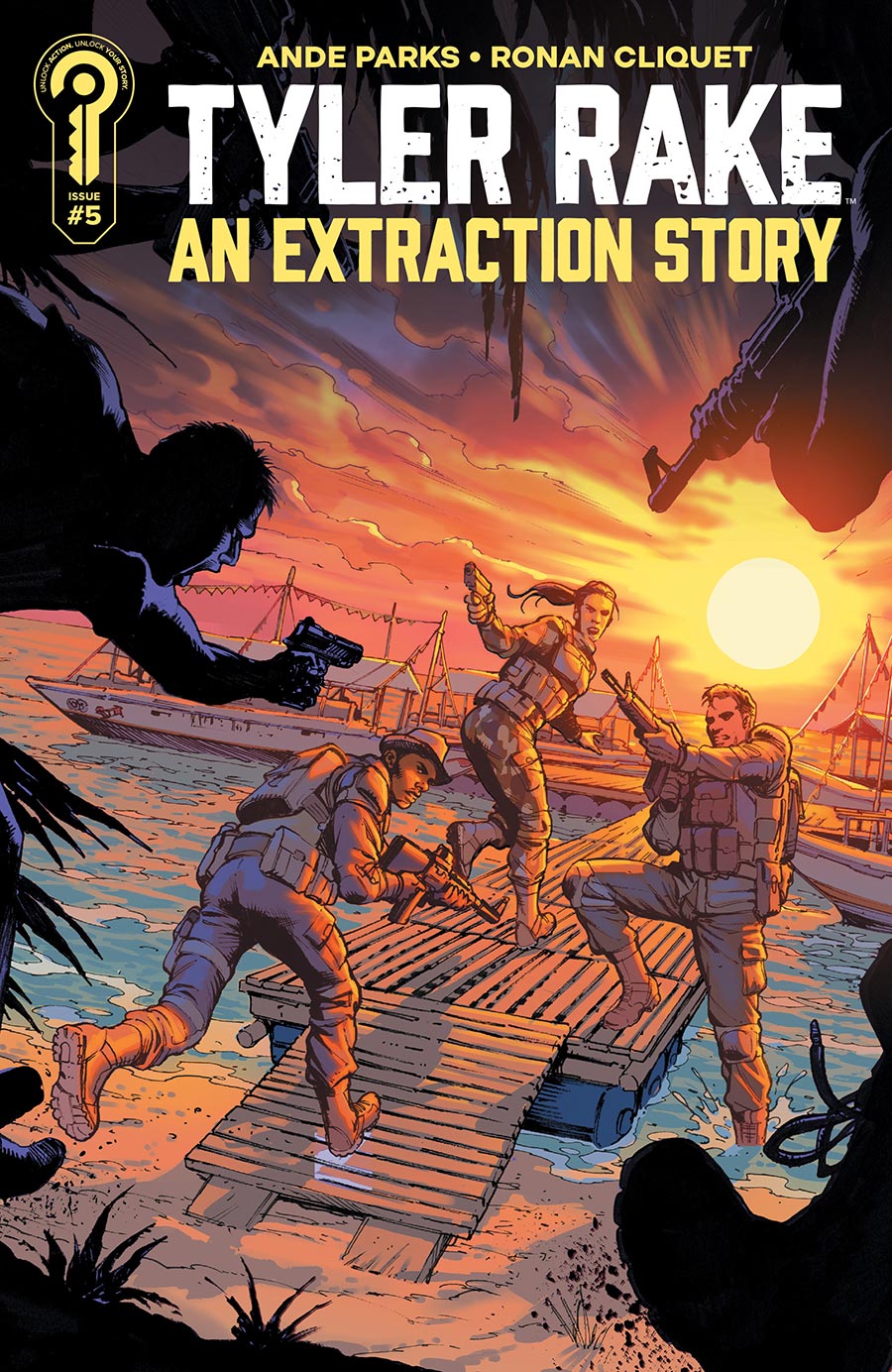 Tyler Rake An Extraction Story #5 Cover B Variant Marco Santucci Cover