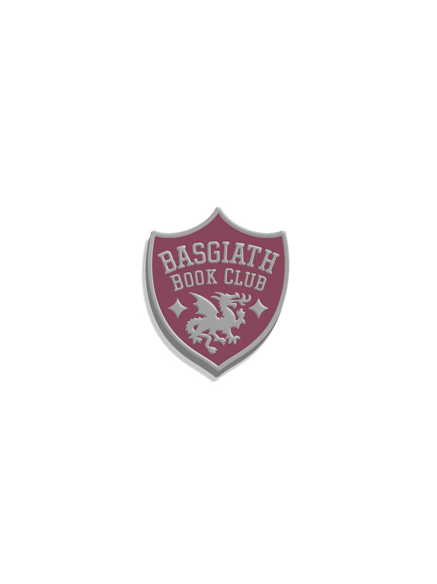 Rebecca Yarross Fourth Wing Basgiath Book Club Enamel Pin