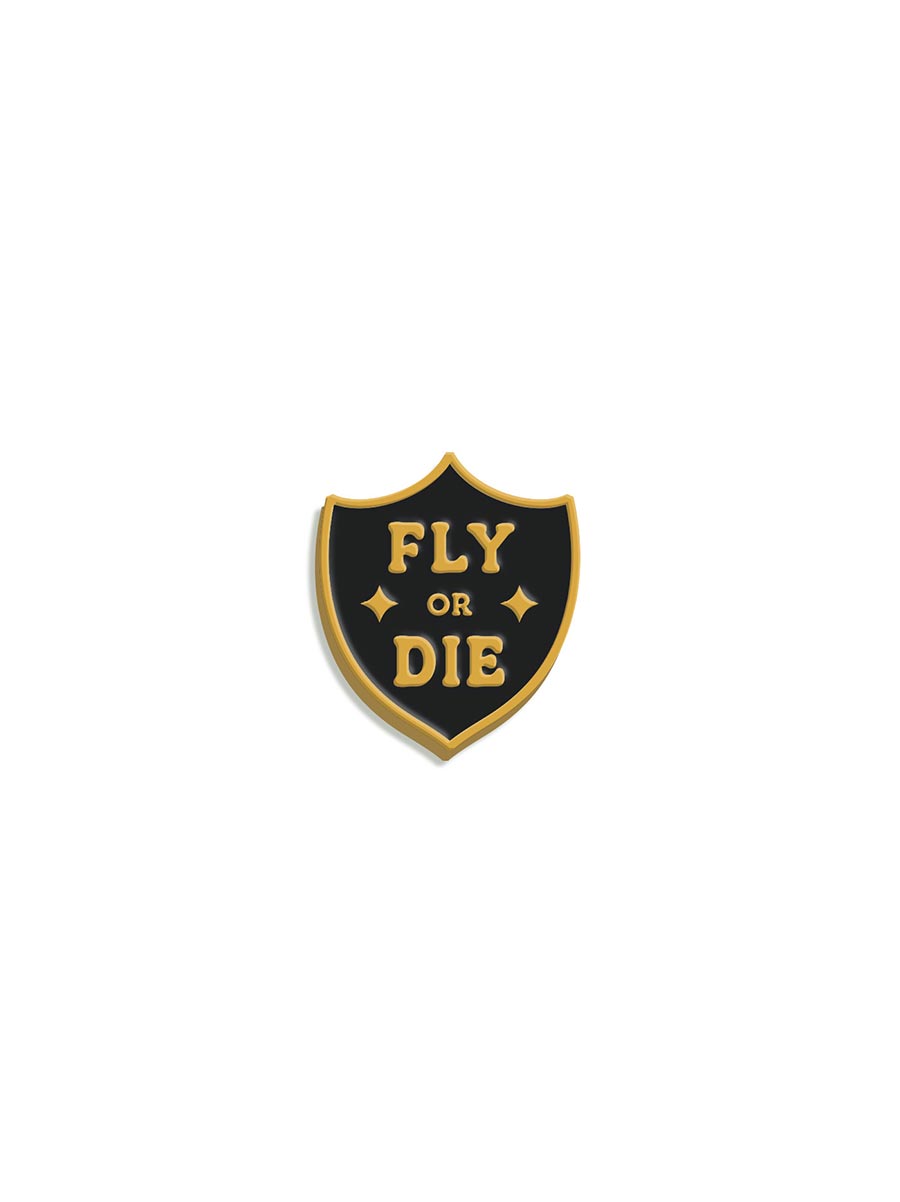 Rebecca Yarross Fourth Wing Fly Or Die Enamel Pin