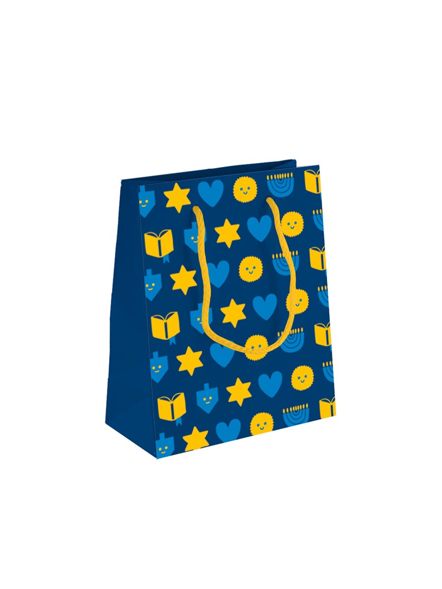 Suzy Ultman Hannukah Light Latkes Lit Gift Bag (Large)